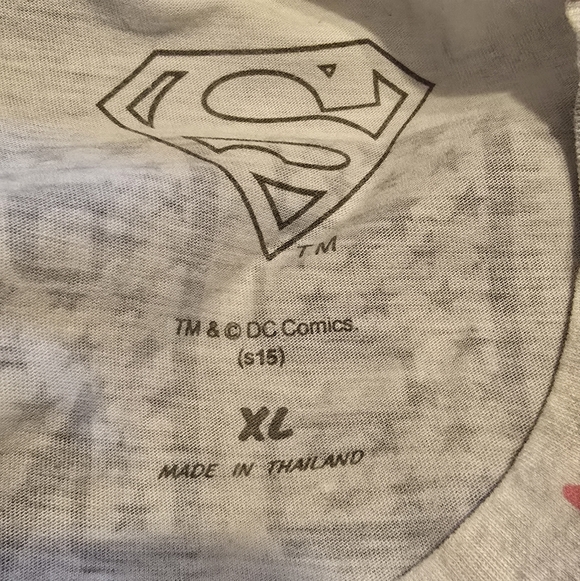 DC Comics Superman Logo T-Shirt in Gray - Picture 3 of 3